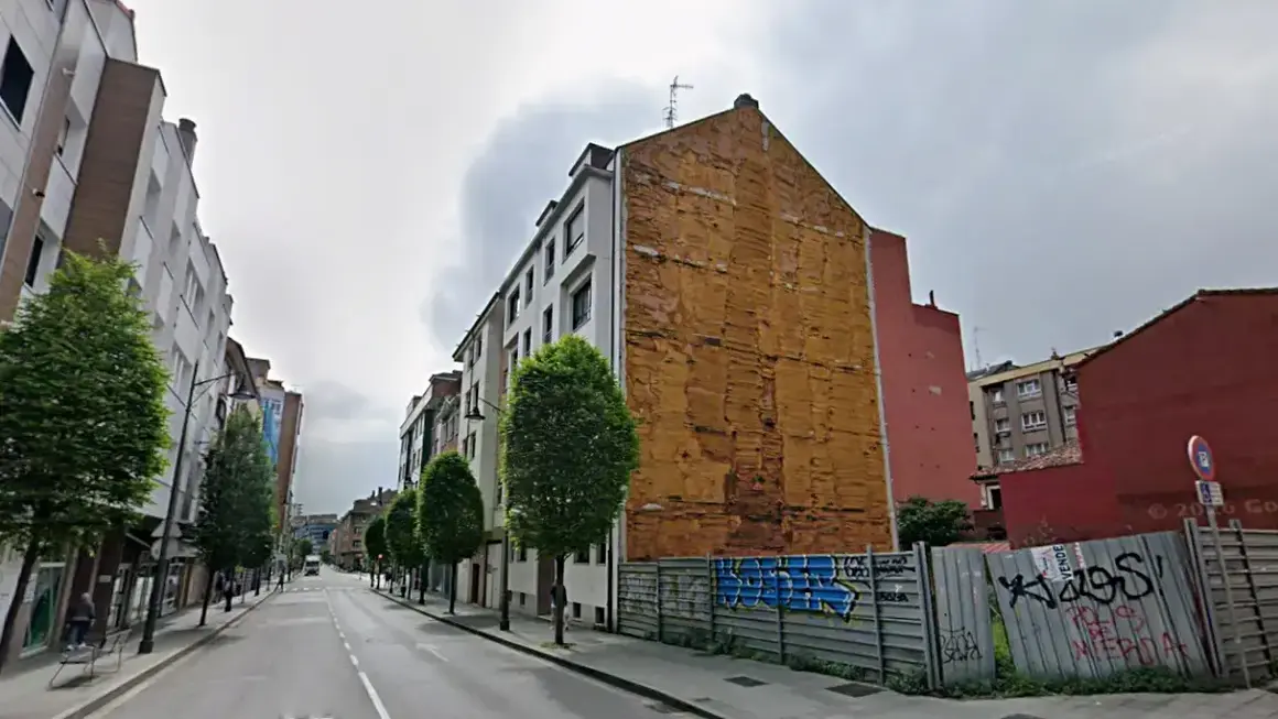 Avenida Galicia, Gij&oacute;n.