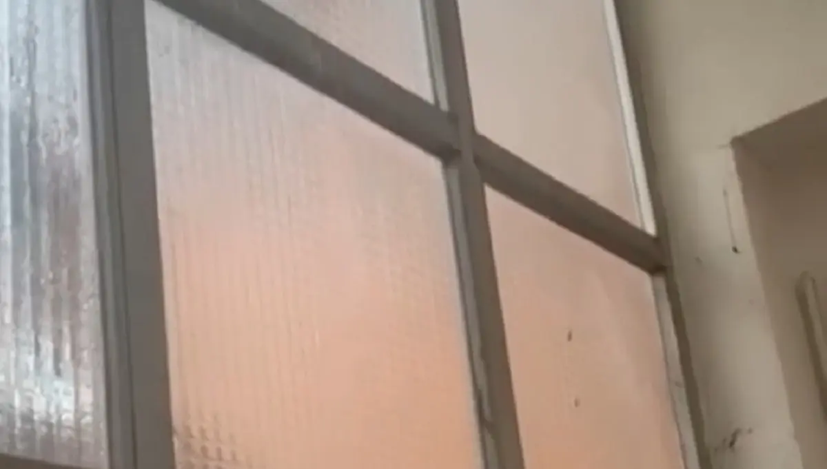Charcos en las aulas de San Claudio