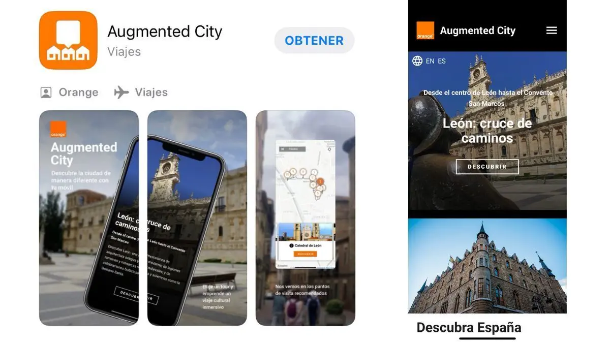 Le&oacute;n en 3D en Augmented City