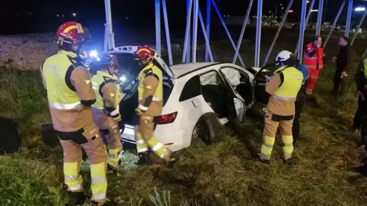 El hombre se sali&oacute; de la v&iacute;a en Le&oacute;n