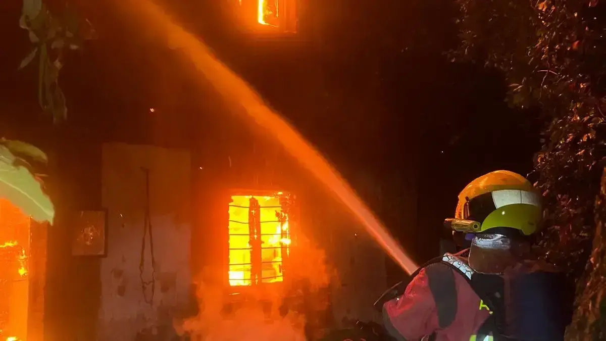 Incendio en Le&oacute;n