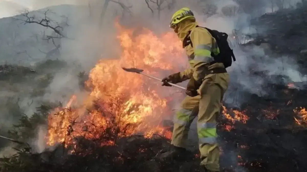 Dos incendios en Valsemana, Le&oacute;n