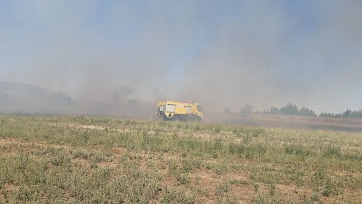 Un hombre muerto en un incendio forestal