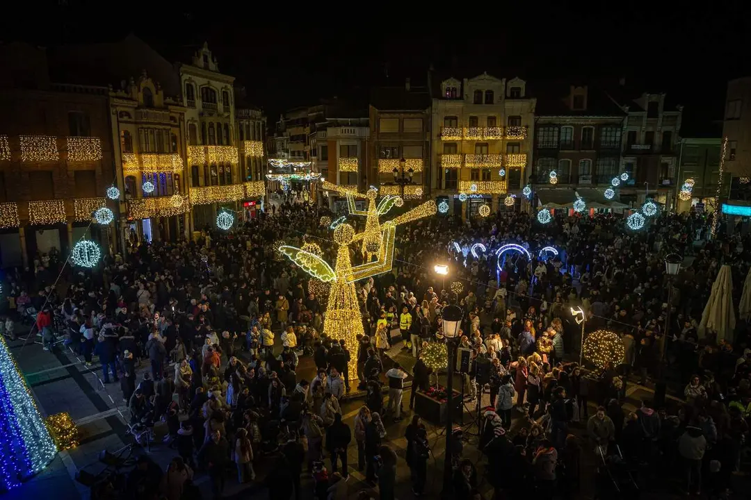 La ciudad de Le&oacute;n que brilla con m&aacute;s de 150.000 luces