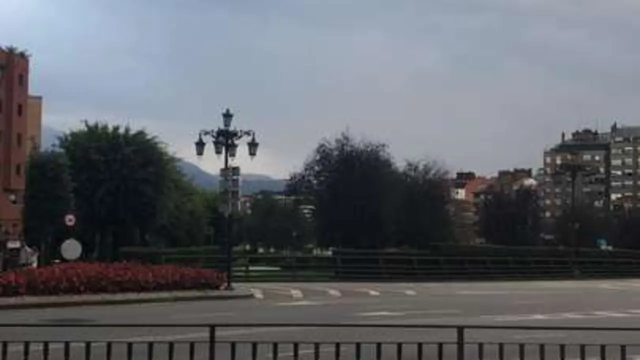Oviedo desierta por el coronavirus