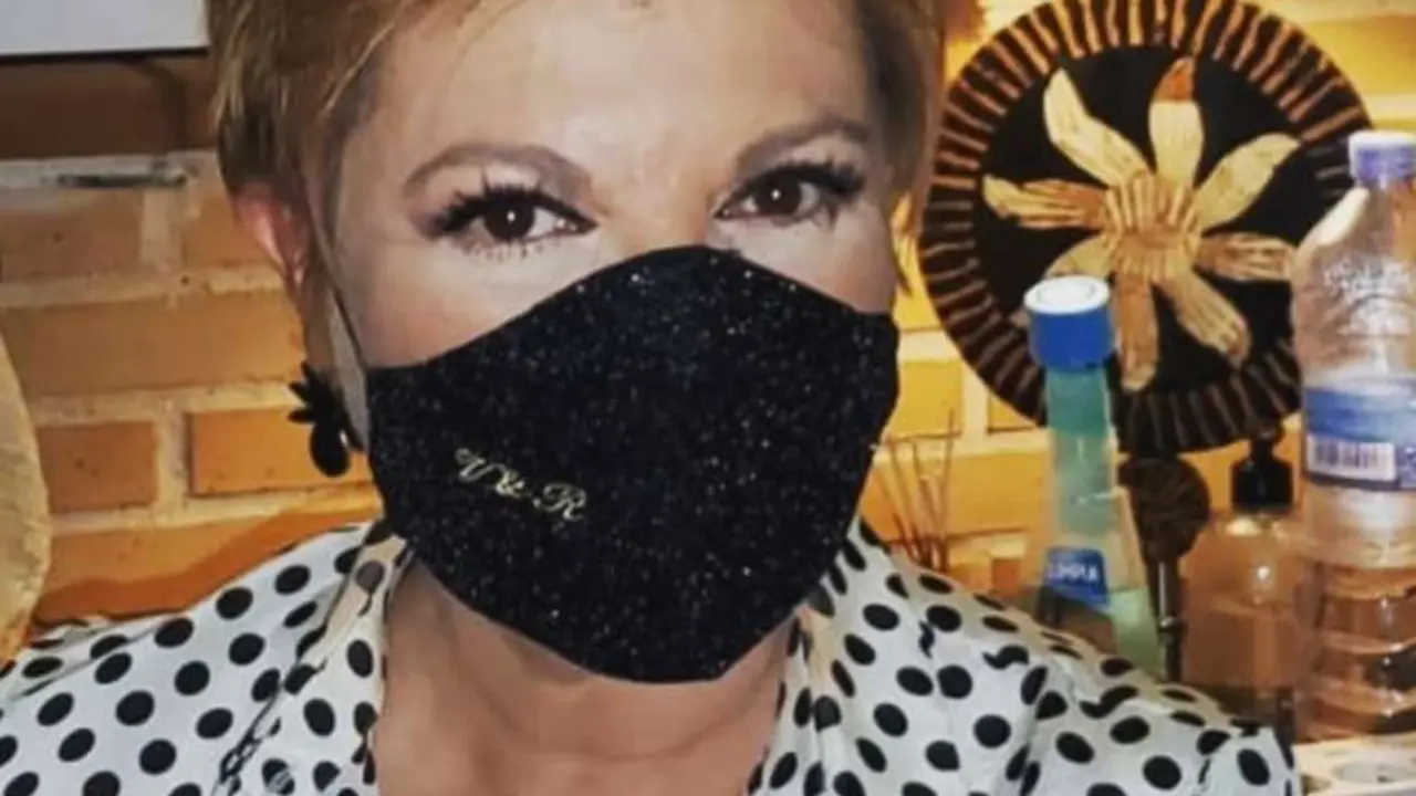 Terelu Campos con Mascariila