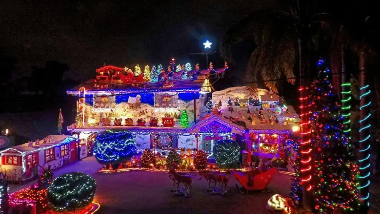 casa navide&ntilde;a