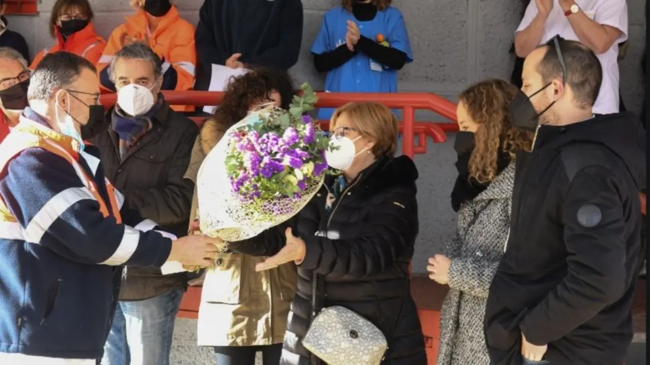 Homenaje en el centro de salud Los Comuneros. Foto: Noticias Castilla y Le&oacute;n