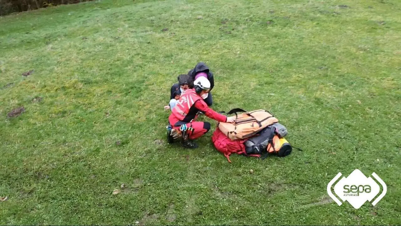 rescate monta&ntilde;a