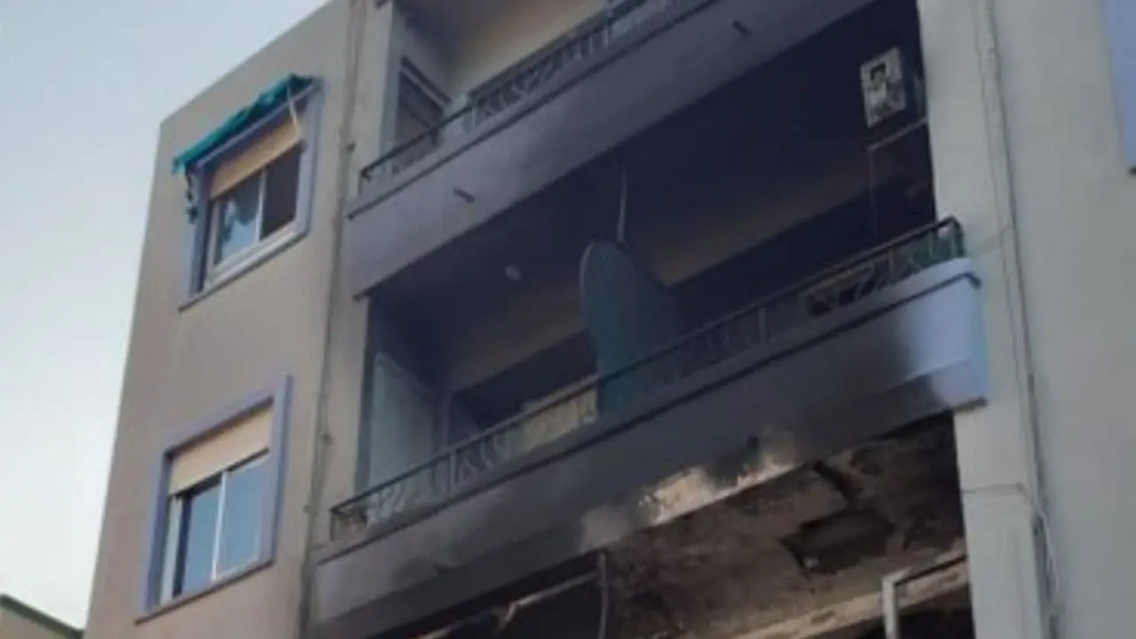 9 personas atendidas por inhalaci&oacute;n de humo en un incendio