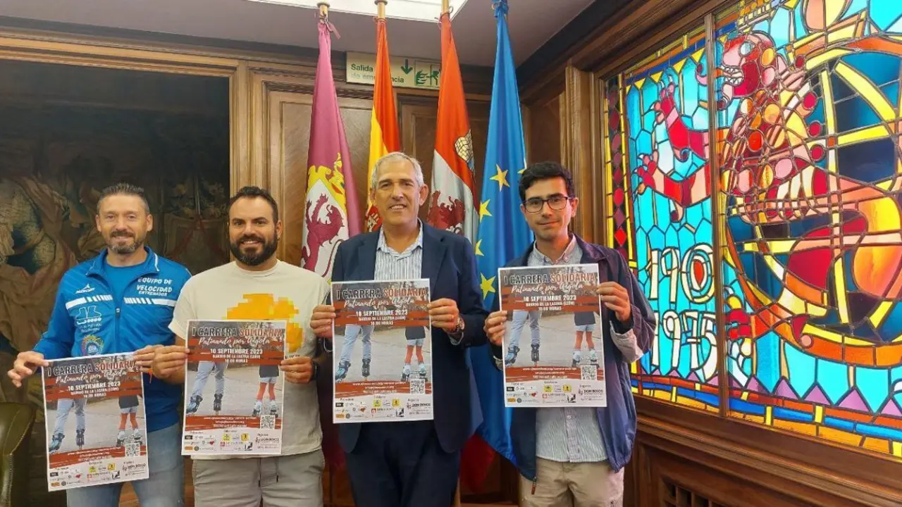 I Carrera Solidaria Patinando por Angola que se celebra en Le&oacute;n