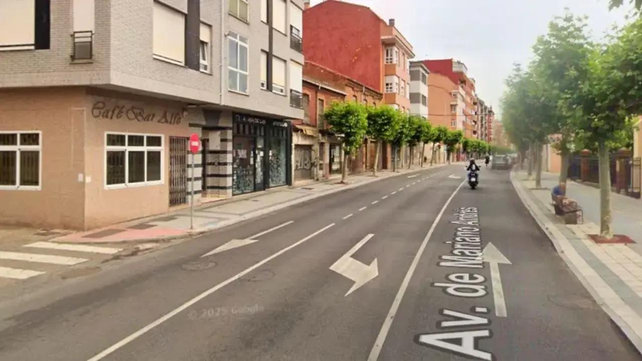 Lugar exacto en el que la mujer fue atropellada