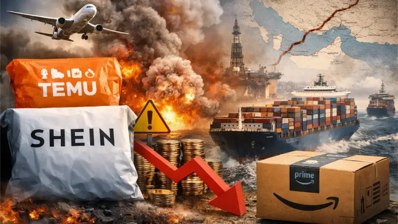 Problemas para Shein, Temu y Amazon por Oriente Medio