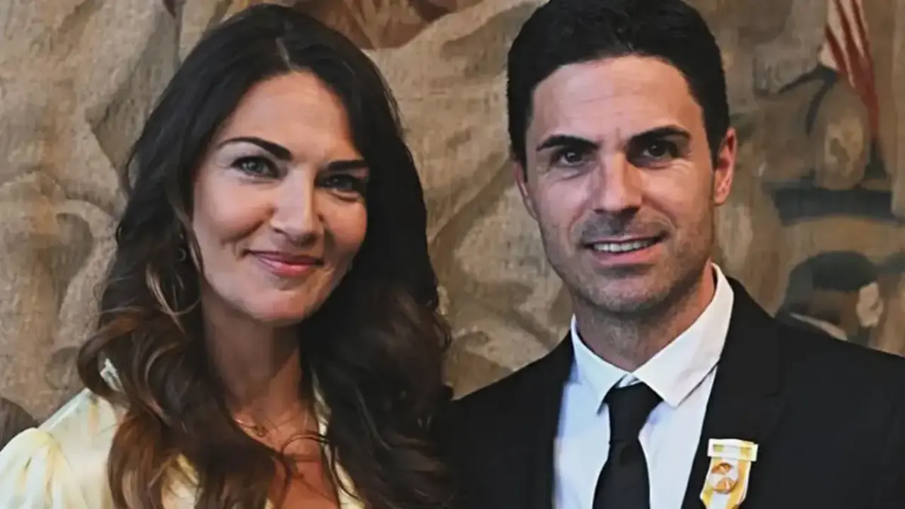 Lorena Bernal y Mikel Arteta