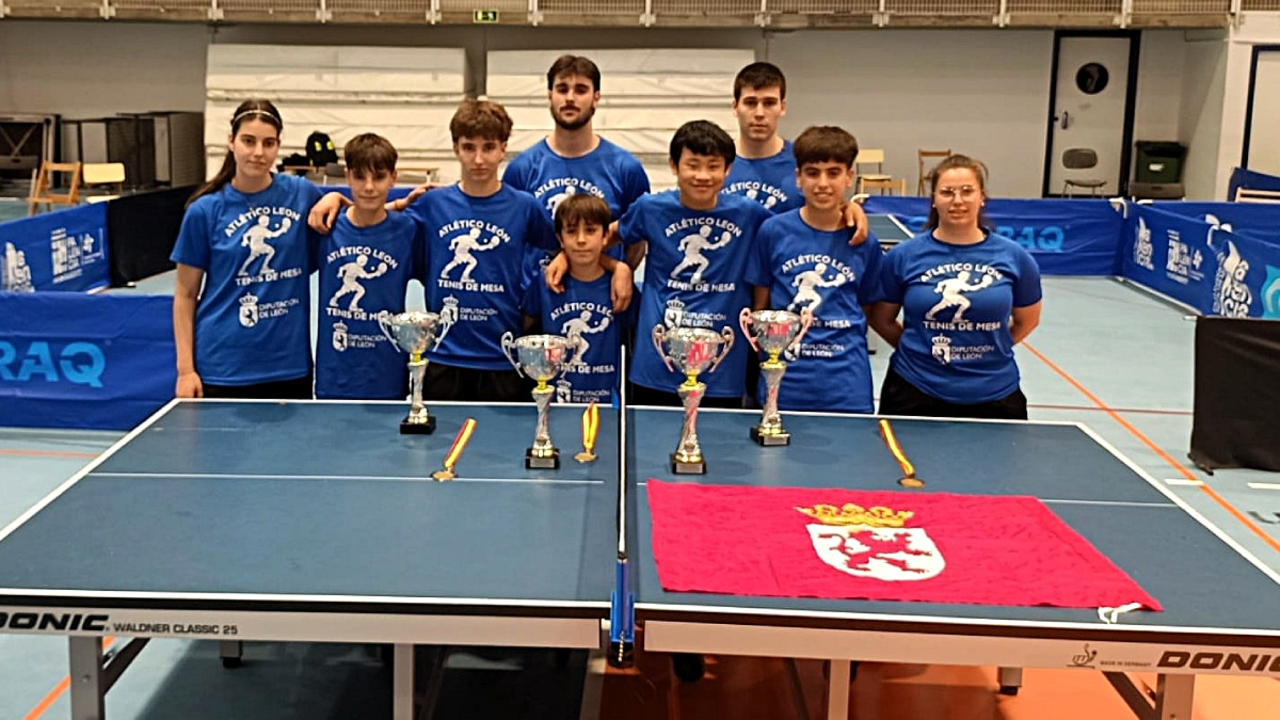El Club Atl&eacute;tico de Le&oacute;n de tenis de mesa