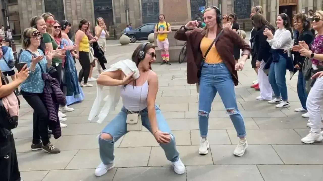 Flash mob en Le&oacute;n